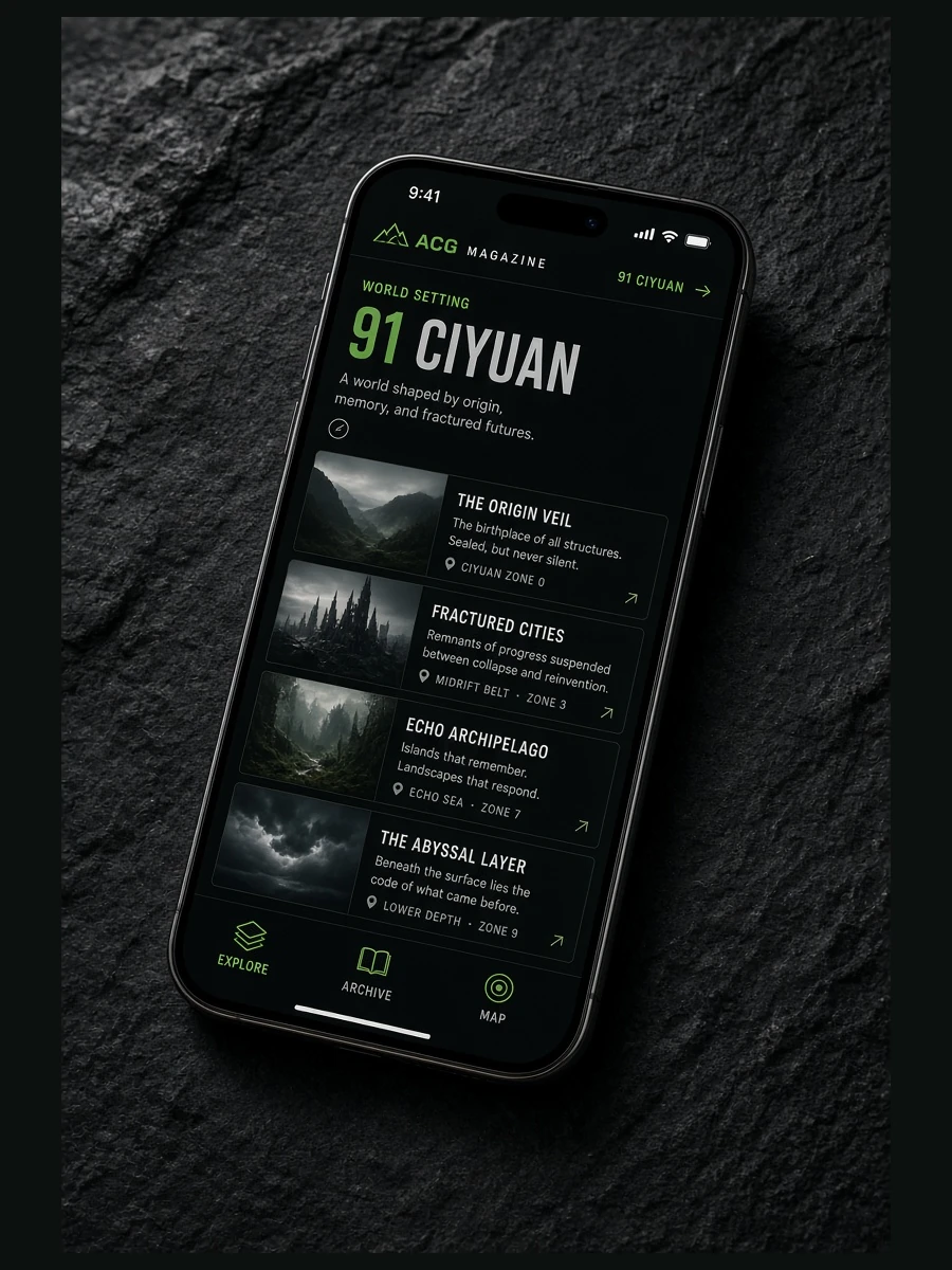 91次元移动阅读界面示意